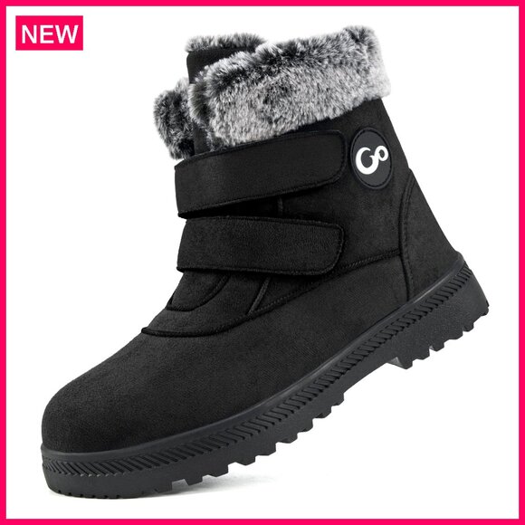 Women's Winter Snow Boots Warm Fur Lined Ankle Booties Non-Slip Outdoor